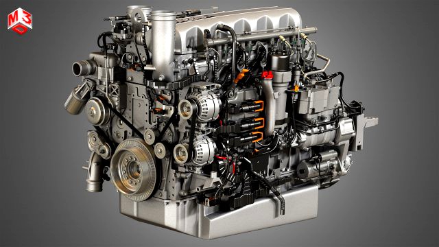 mx13 heavy duty truck engine - 6 cylinder diesel engine
