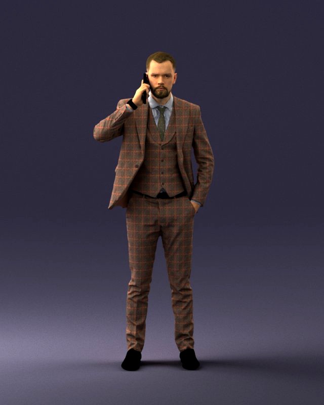 man in checkered suit 0220