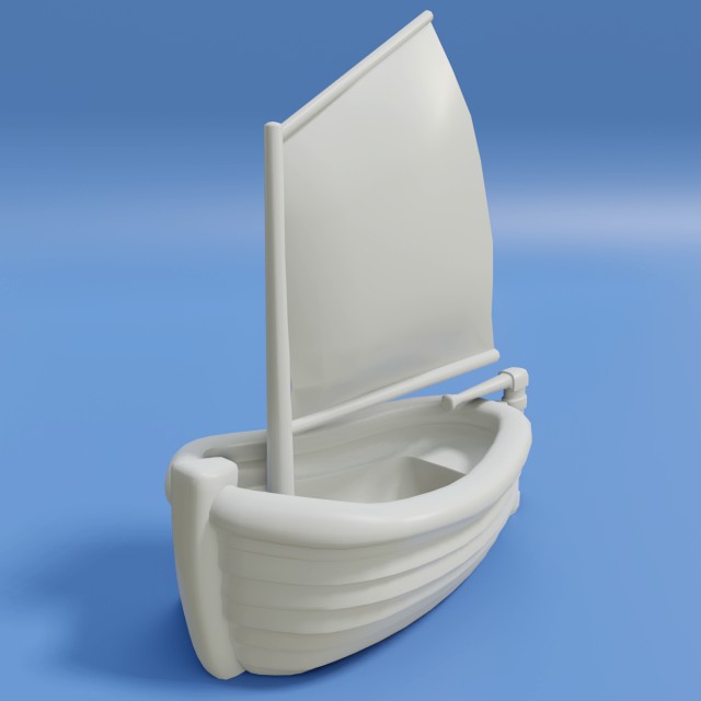 toon sailboat