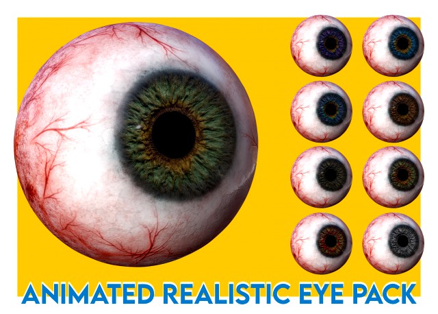 eye anatomy photorealistic eyeball