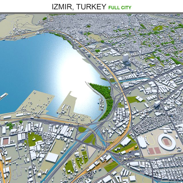 Izmir city turkey 50km
