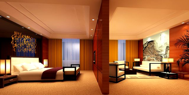 Guest Room 063 3D Model