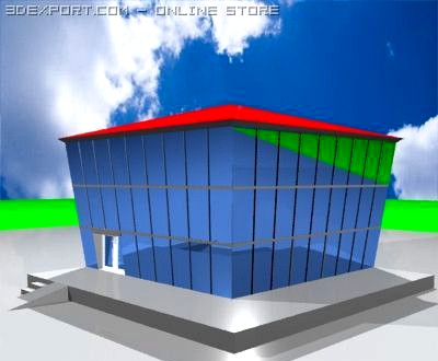 Commercal Building 3D Model
