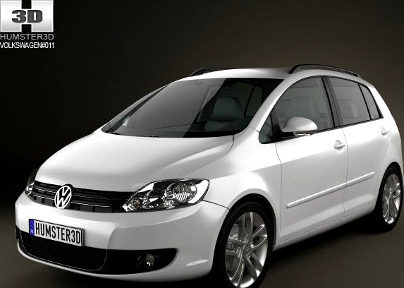 Volkswagen Golf Plus 2011 3D Model