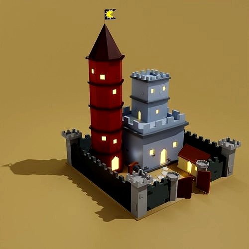 Low Poly Castle