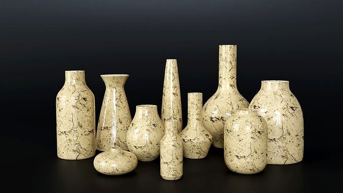 Collection Of 10  High Detailed Vase