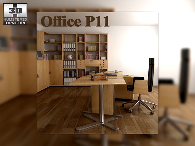 Office set p11 3D Model