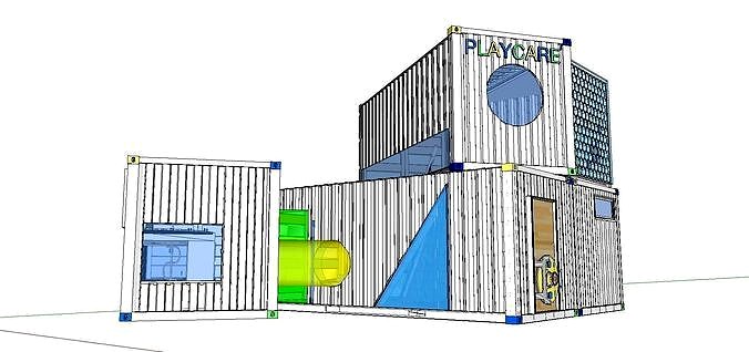 City Simple Art Building-Container-081