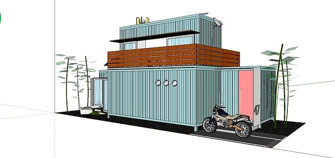 City Simple Art Building-Container-057