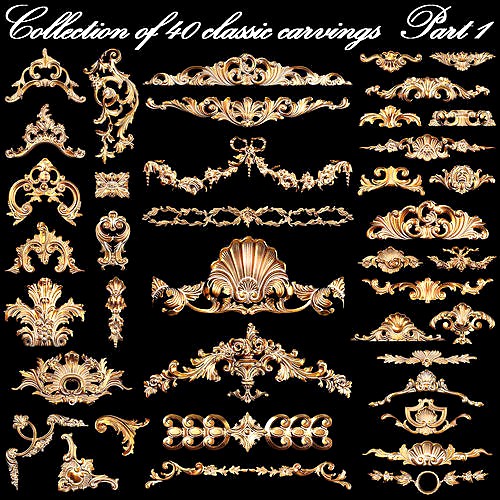 Collection of 40 classic carvings Part 1