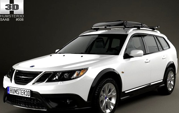 Saab 93 X 2009 3D Model