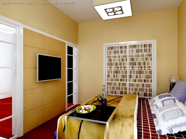 Bedroom056 3D Model