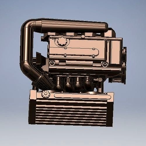 1 64 Scale B18 Engine Diecast Hot Wheels EF | 3D