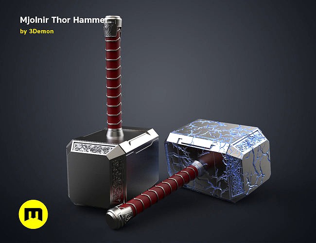 Mjolnir hammer - Love and Thunder | 3D