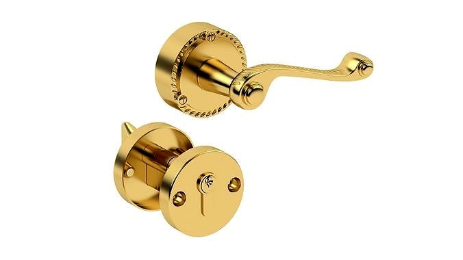 Carlisle Brass Georgian Door Handle Brass
