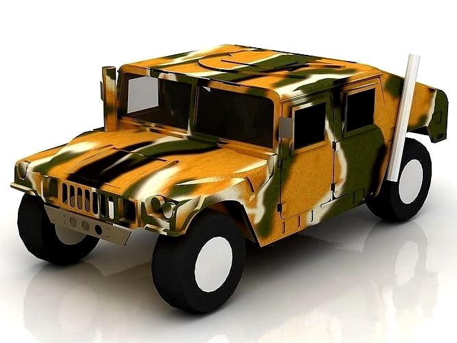 HMMWV Military Humvee 3D model