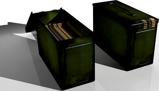 Ammo box Very Detailed 3D Model