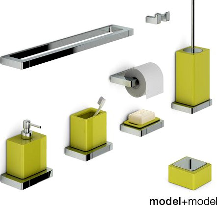 Bath accessories Newform XSense 3D Model