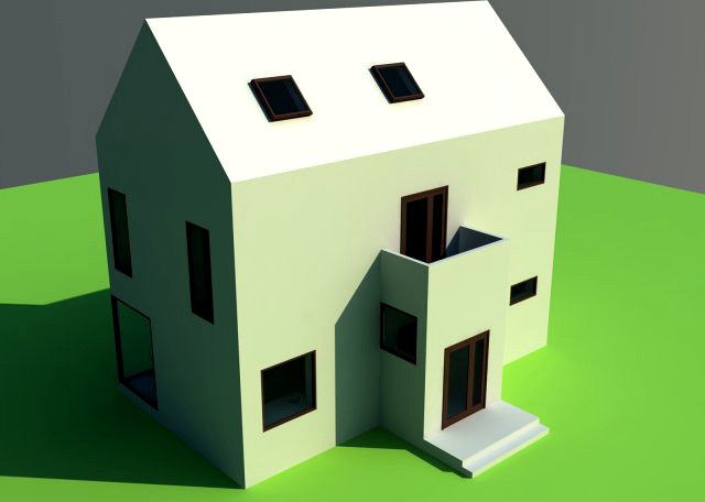 House white 3D Model