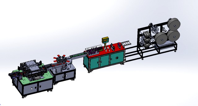 butterfly type high speed plane mask machine