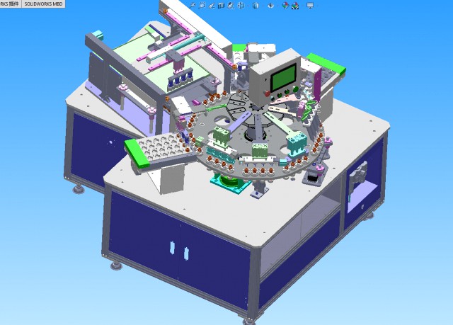 turntable type automatic assembly machine