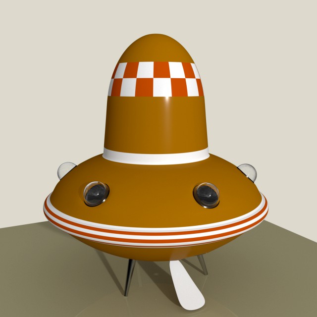 alien ship toy model
