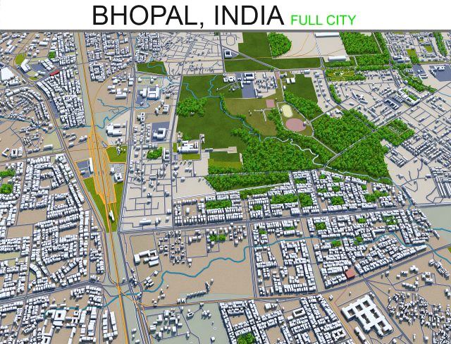 bhopal city india 70km