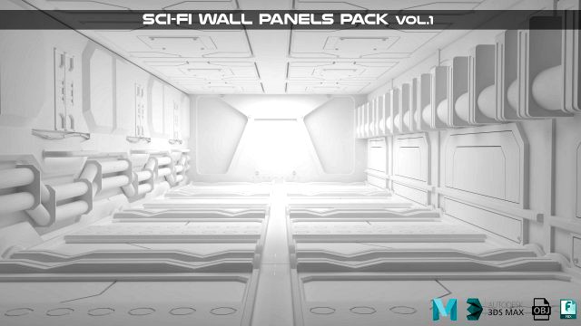 scifi wall panels vol 1