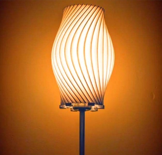 twisted lamp
