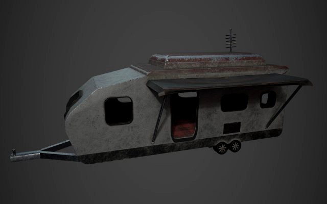 an old trailer