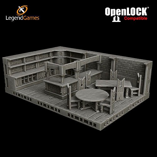 LegendGames OpenLOCK Tavern Set | 3D