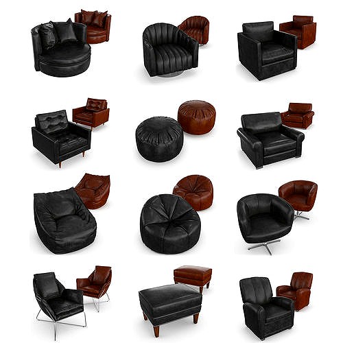 Leather Armchair Collection