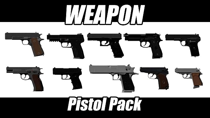 Weapon Pistols Pack