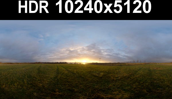 HDR 106 Dawn Sky 3D Model