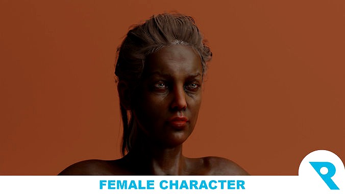 Realistic Female Character - Lisa