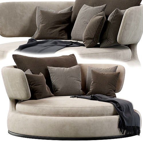 Amoenus Soft Maxalto Swivel Sofa