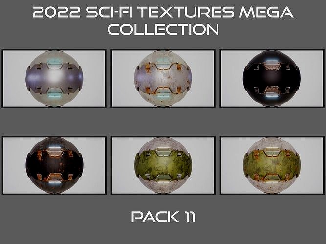 PBR Sci-Fi Texture Pack 11
