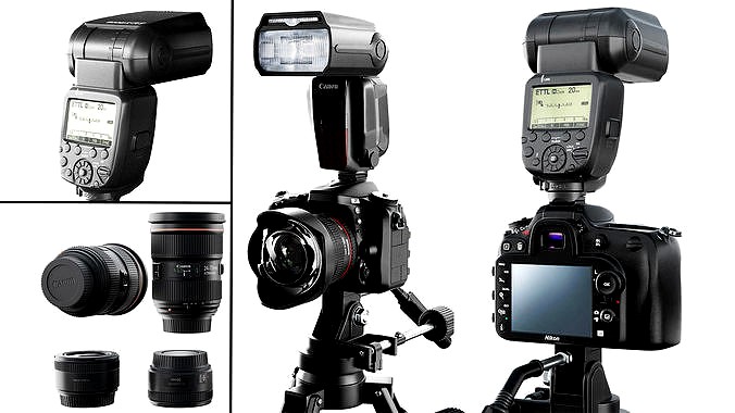 Nikon camera Flash Lenses Tripod