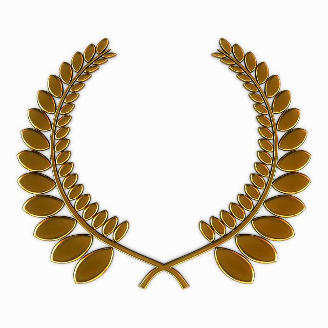 wreath emblem gold v 1