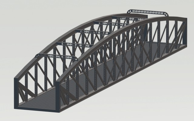 iron rail bridge