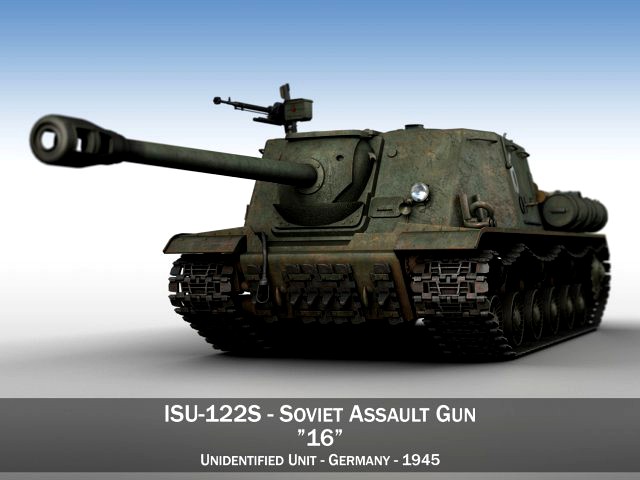 isu-122s - 16 - soviet assault