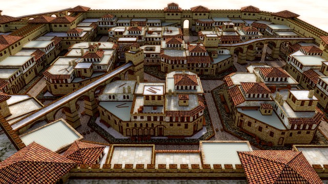 ancient historic roman town