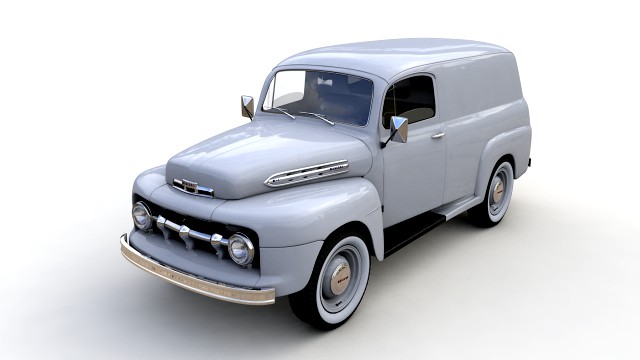 mercury m-1 panel truck 1951