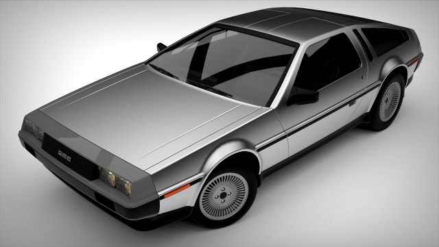 delorean back to the future