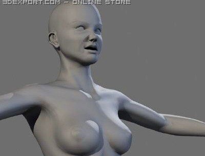 Female figure 3D Model
