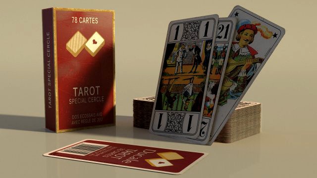 card game---used tarot nouveau