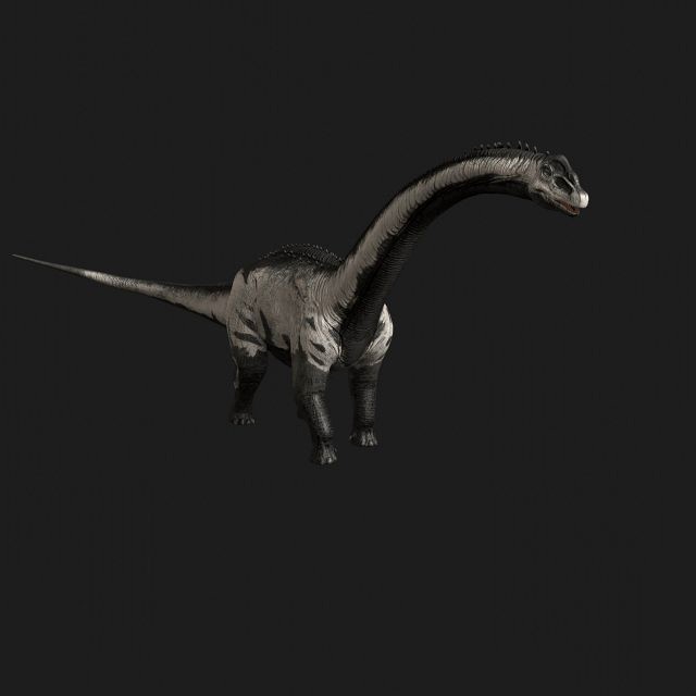 animated sauropod dinosaur