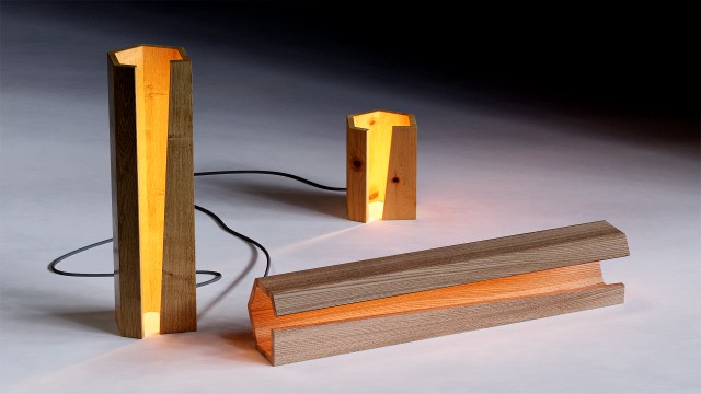 modern wood lamp