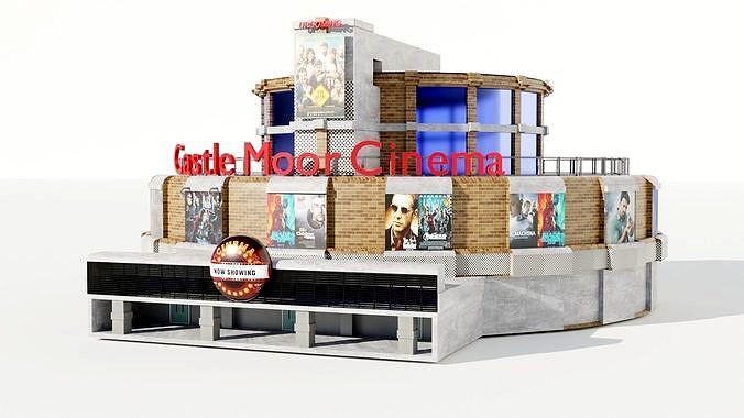 Castle Moor Cinema Free Model with Textures