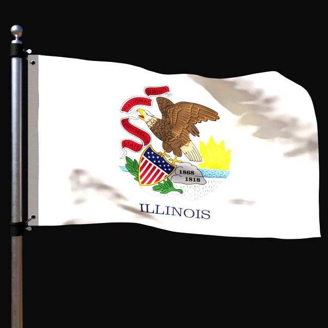 Flag of illinois